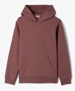 Sweat molletonné à capuche garçon[MISSING]